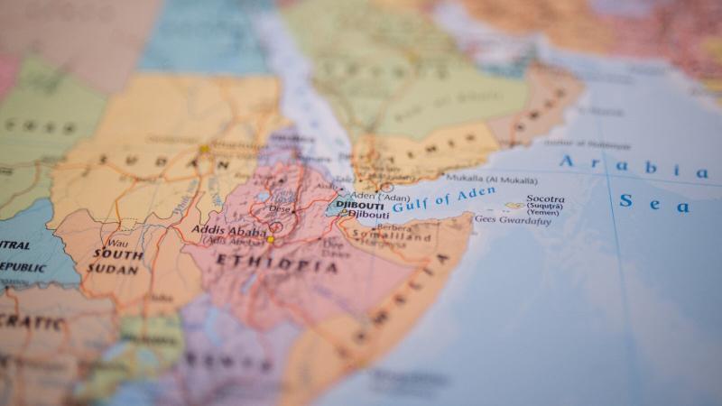 Map Horn of Africa